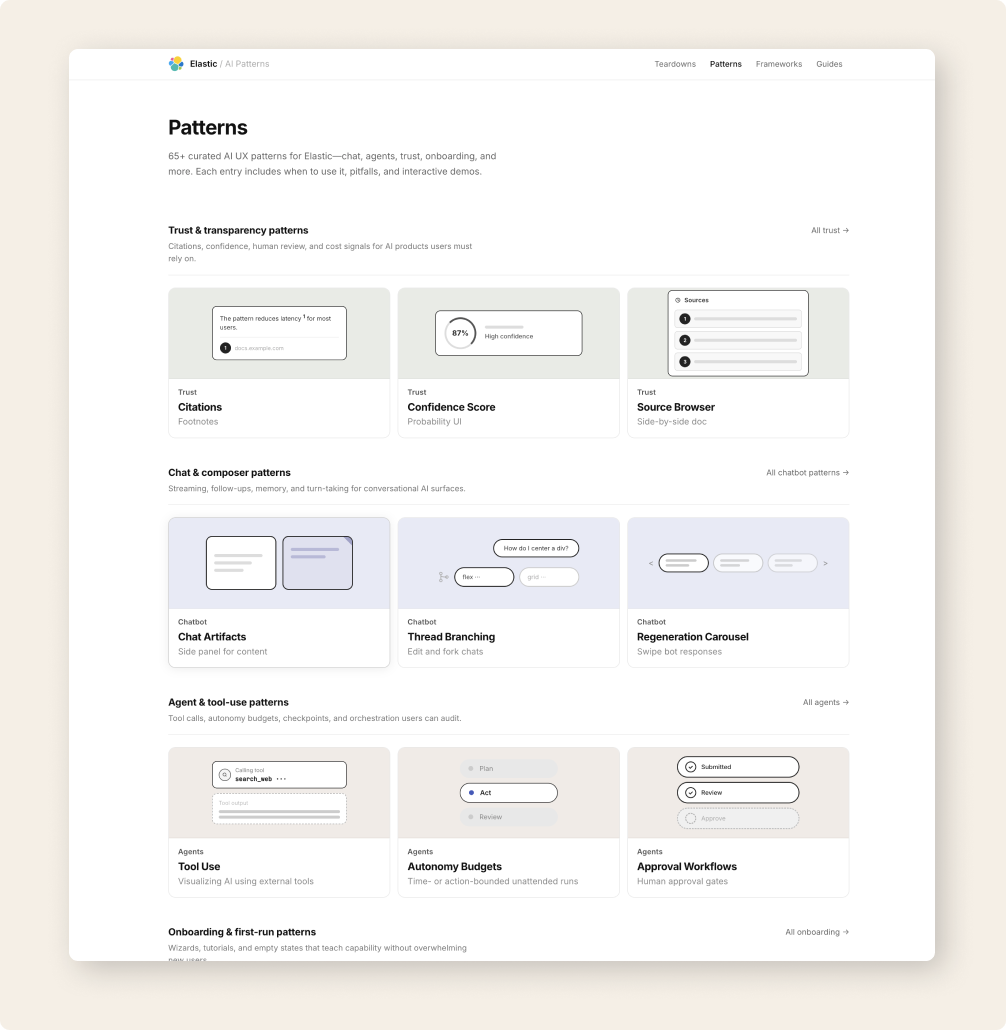 Elastic AI Design System