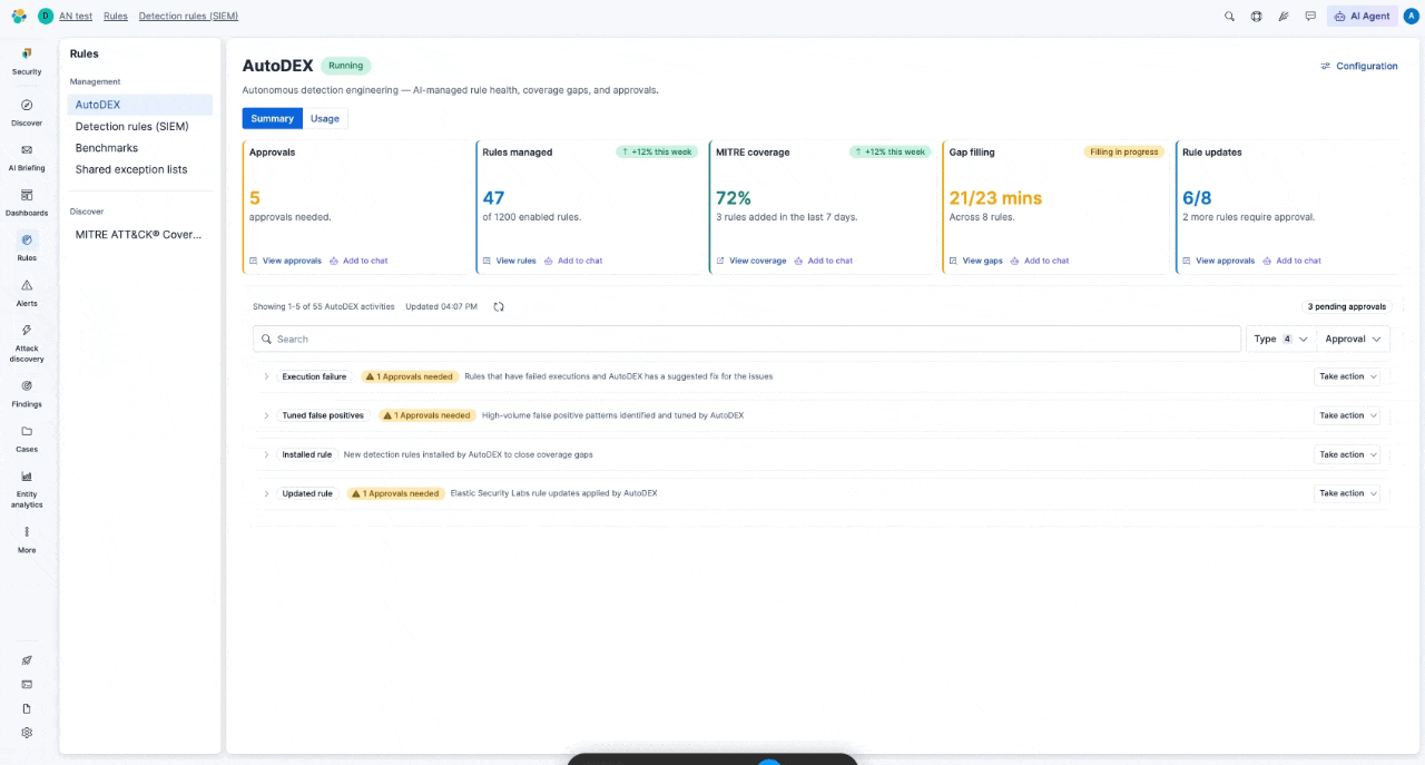 AutoDEX full dashboard — animated walkthrough